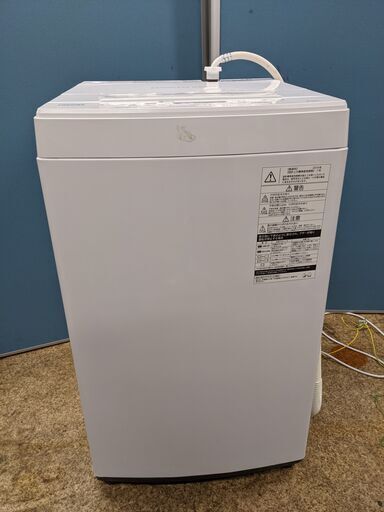 東芝 TOSHIBA 全自動電気洗濯機 4.5kg 2019年製 AW-45M7 ピュアホワイト