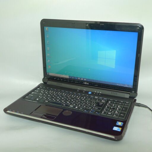 送料無料 1台限定 ノートパソコン 中古良品 15.6型 富士通 AH550/5B Core i5 4GB 500GB BD-RE 無線 カメラ Win10 テンキー付 LibreOffice
