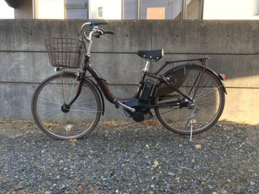 美品　電動自転車 ヤマハ　PAS ナチュラL デラックス