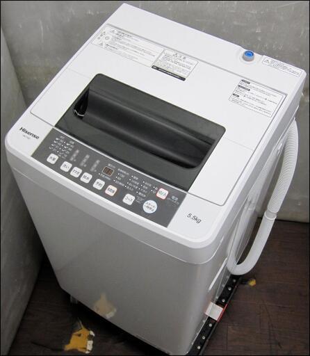 新生活！18700円 ハイセンス 全自動洗濯機 5.5kg 2018年 風乾燥