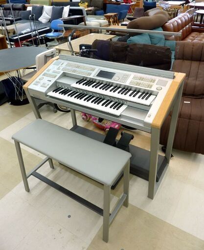 札幌市内近郊配送/引取限定 YAMAHA/ヤマハ エレクトーン Electone STAGEA ELS-01C Ver.1.74 ステージア 06年製 動作品