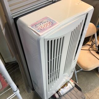 ☆中古 激安！！ 　コイズミ　ウインドエアコン　1.6/1.9ｋｗ　　KAW-1951形　2015年製　本体の幅36㎝×奥行17㎝×高さ77㎝　KD049　￥15,000！！