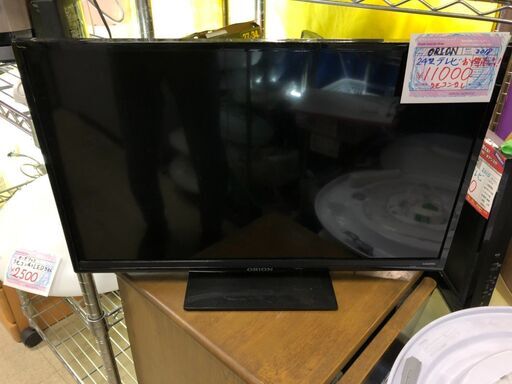 ☆中古激安！Orion 液晶テレビ　24インチ超薄型軽量！　2018年製　リモつき RN-24SF10(RC-004)　KD050　￥11,000