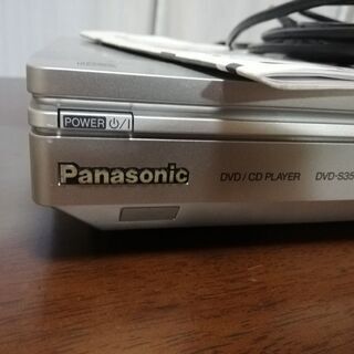 Panasonic　DVD、CDプレイヤー　リモコン付き