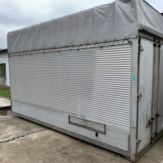 No.487 アルミバン 2t 車 ロング アルミ箱 バイク倉庫 トラック