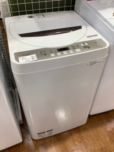 SHARP シャープ　全自動洗濯機　ES-GE4B-C 2018年製
