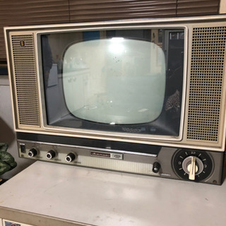 真空管テレビ　昭和レトロサンヨウー
