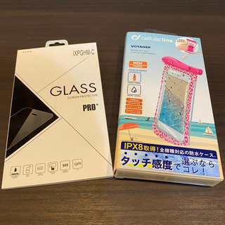 【ネット決済】6.5インチディスプレイグラスと防水カバー