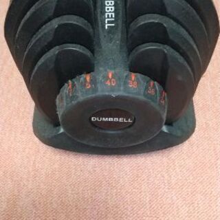可変式ダンベル40Kg一個