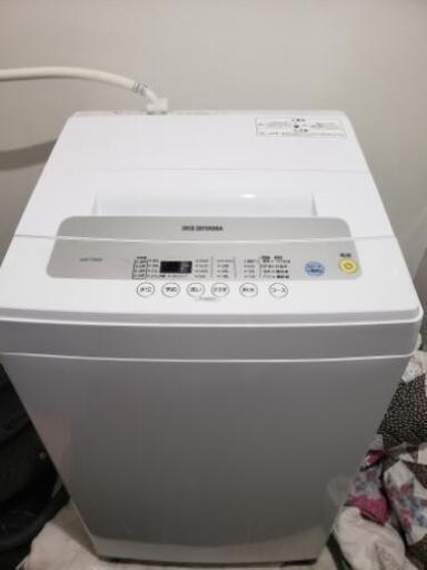 アイリスオーヤマ洗濯機5kg　部屋干し機能付き　2019年製 未使用に近い品