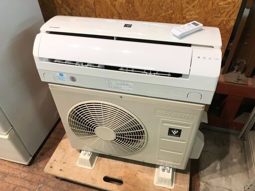 【動作保証60日間あり】SHARP 2017年 4.0kw 14畳用 ルームエアコン AY-G40DG 100Vモデル【管理KR168】