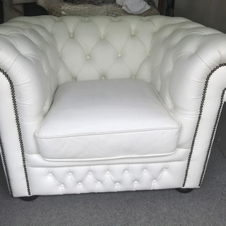 チェスターフィールド　　1人掛け　ソファ　1P 程度良好！