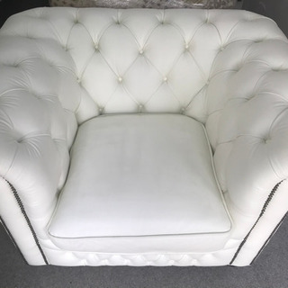 チェスターフィールド　　1人掛け　ソファ　1P 程度良好！