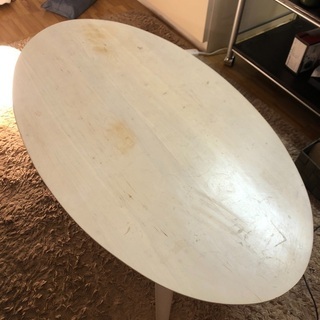 50x90cm ナチュラル木材　テーブル（折り畳み可能）