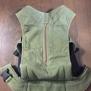 CUSE BERRYキューズベリー抱っこ紐 カーキ デニム生地