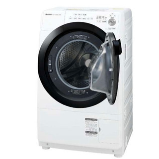 SHARP ドラム式洗濯機　最新　ドラム式洗濯乾燥機 ホワイト系 ES-S7E-WR 