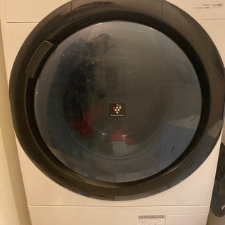 SHARP ドラム式洗濯機　最新　ドラム式洗濯乾燥機 ホワイト系 ES-S7E-WR 