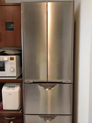 370l冷蔵庫、3ドア、フレンチドア。2006年製ヒタチPAM