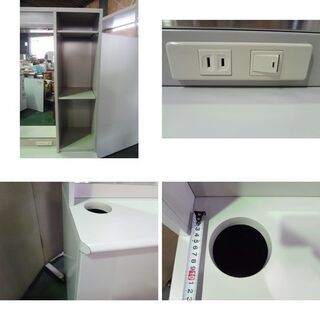 ミラーユニット オフィスドレッサー 幅900mm 内田洋行 F-NA-376-0419A 