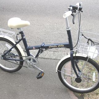 折りたたみ自転車 20インチ E-STYLE 6段変速ギア 赤 苫小牧西店