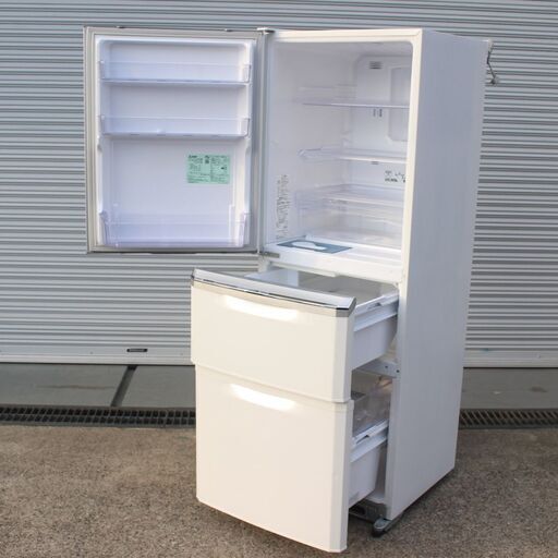 T783)MITSUBISHI ノンフロン冷凍冷蔵庫 MR-C34YL 335L 3ドア 大容量フリーザー81L 三菱 2015年製