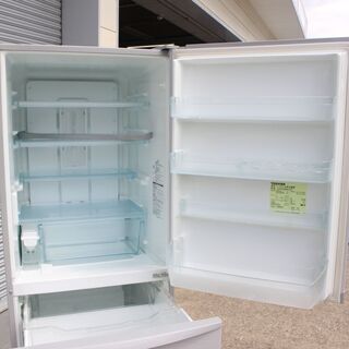 T784)☆美品☆TOSHIBA ノンフロン冷凍冷蔵庫 GR-E38N 375L 3ドア