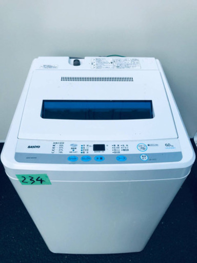 ①234番 SANYO✨全自動洗濯機✨ASW-60D‼️