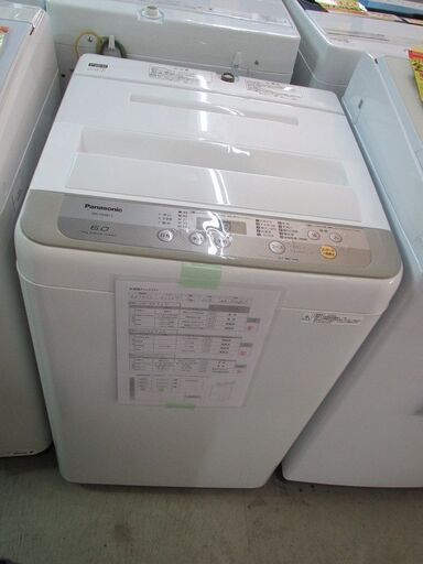 ID:G965032　パナソニック　全自動洗濯機６ｋ