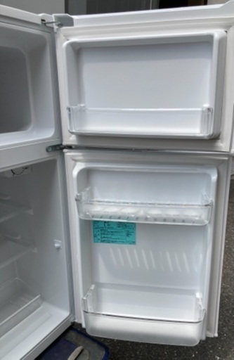 【RKGRE-629】特価！ハイアール/106L 2ドア冷凍冷蔵庫/JR-N106K/ホワイト/中古品/2015年製/当社より近隣無料配達！