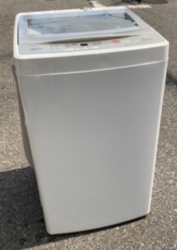 【RKGSE-520】特価！アクア/AQUA/5kg/全自動洗濯機/AQW-GS50G/中古/2019年製/当社より近隣地域無料配達