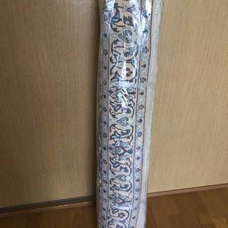 ペルシャ絨毯　クリーニング済 高級 ペルシャ絨毯 クム産 シルク ヴィンテージ 123cm×185cm