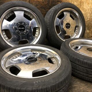 PIRELLI POWERGY 215/50R17】夏タイヤ【WORK Euroline ユーロライン 