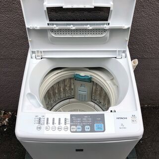 ㊾【6ヶ月保証付・税込み】日立 7kg 全自動洗濯機 白い約束 NW-Z79E3【PayPay使えます】