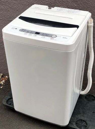 ㊷【6ヶ月保証付・税込み】ヤマダ電機 6kg 全自動洗濯機 YWM-T60A1 17年製【PayPay使えます】