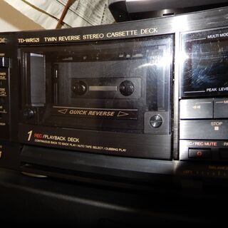 MITSUBISHI MR-WX70A-W音のビクター社製 TD-WR521 カセット