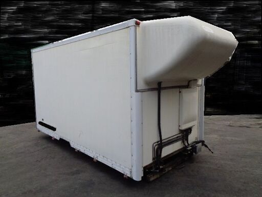 トラックコンテナ 箱 2ｔ 3700x1830x2030 アルミバン 冷凍冷蔵 倉庫 物置 ガレージ 愛媛より