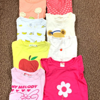 【値下げしました！】女の子　90〜95サイズ　Tシャツ10枚組　...