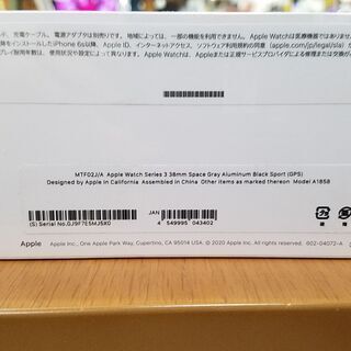 愛品館市原店】Apple AppleWATCH SERIES3 MTF02J/A