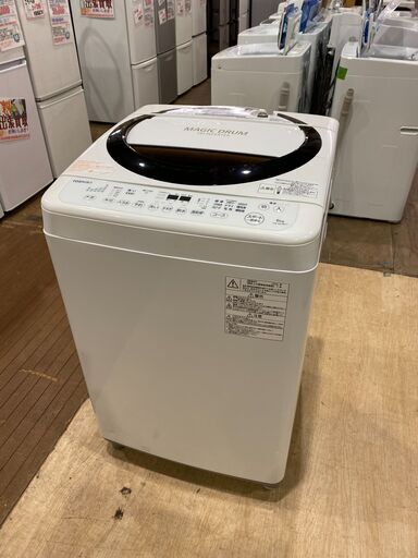 【愛品館市原店】東芝 2016年製 6.0kg洗濯機 AW-6D3M【管理I4S029114-104】