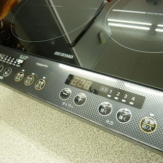 値下げ！ 2口IHコンロ アイリスオーヤマ 設置スタンド付き IH ...