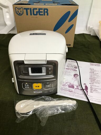(売約済み).TIGER タイガー マイコン炊飯ジャー 炊飯器 JAI-R551 2019年製 箱付き