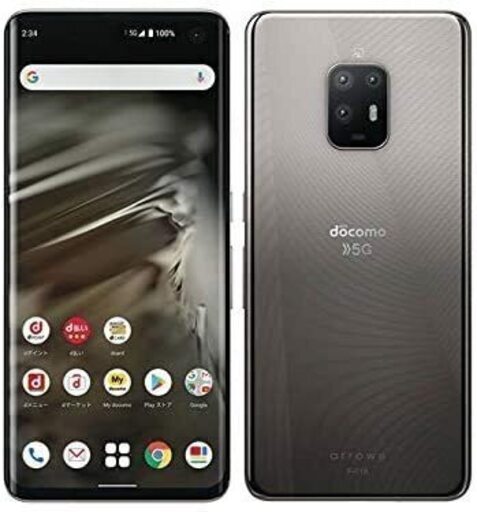 【送料無料】SIMフリー arrows 5G F-51A チタニウムシルバー