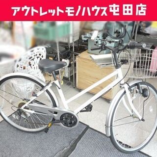 自転車 26インチ 6段切替 シティサイクル CADALORA ...