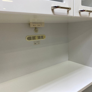 stp-0989 家電ボード 2連 ホワイト 食器棚 キッチンボード ホワイト 