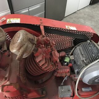 【引取限定】富士コンプレッサー　５馬力エアーコンプレッサー OW-35　　中古【うるま市田場】 引取限定】富士コンプレッサー 5馬力エアーコンプレッサー OW-35 中古