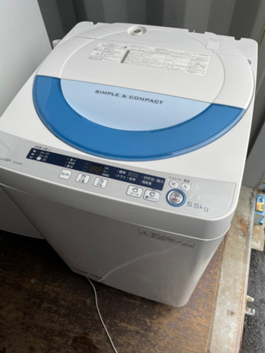 No.786 SHARP 5.5kg洗濯機　2015年製　近隣配送無料