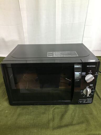 [高年式] 2020年製 IRIS OHYAMA アイリスオーヤマ 電子レンジ PMB-T176-5-B ブラック 黒
