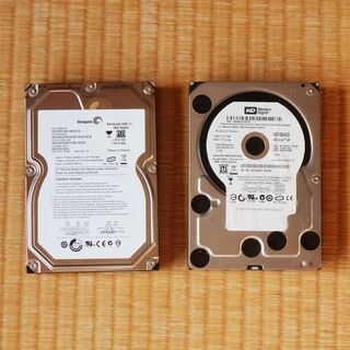 【ネット決済・配送可】HDD　3.5インチ SATA　ハードドラ...