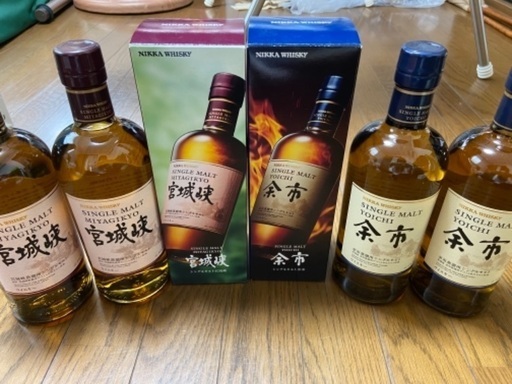 余市 宮城峡　ウイスキー2本セット