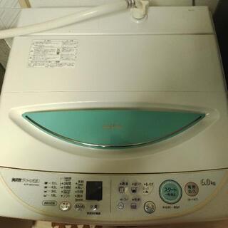 【お話中】【無料】6kg洗濯機　SANYO 25日まで